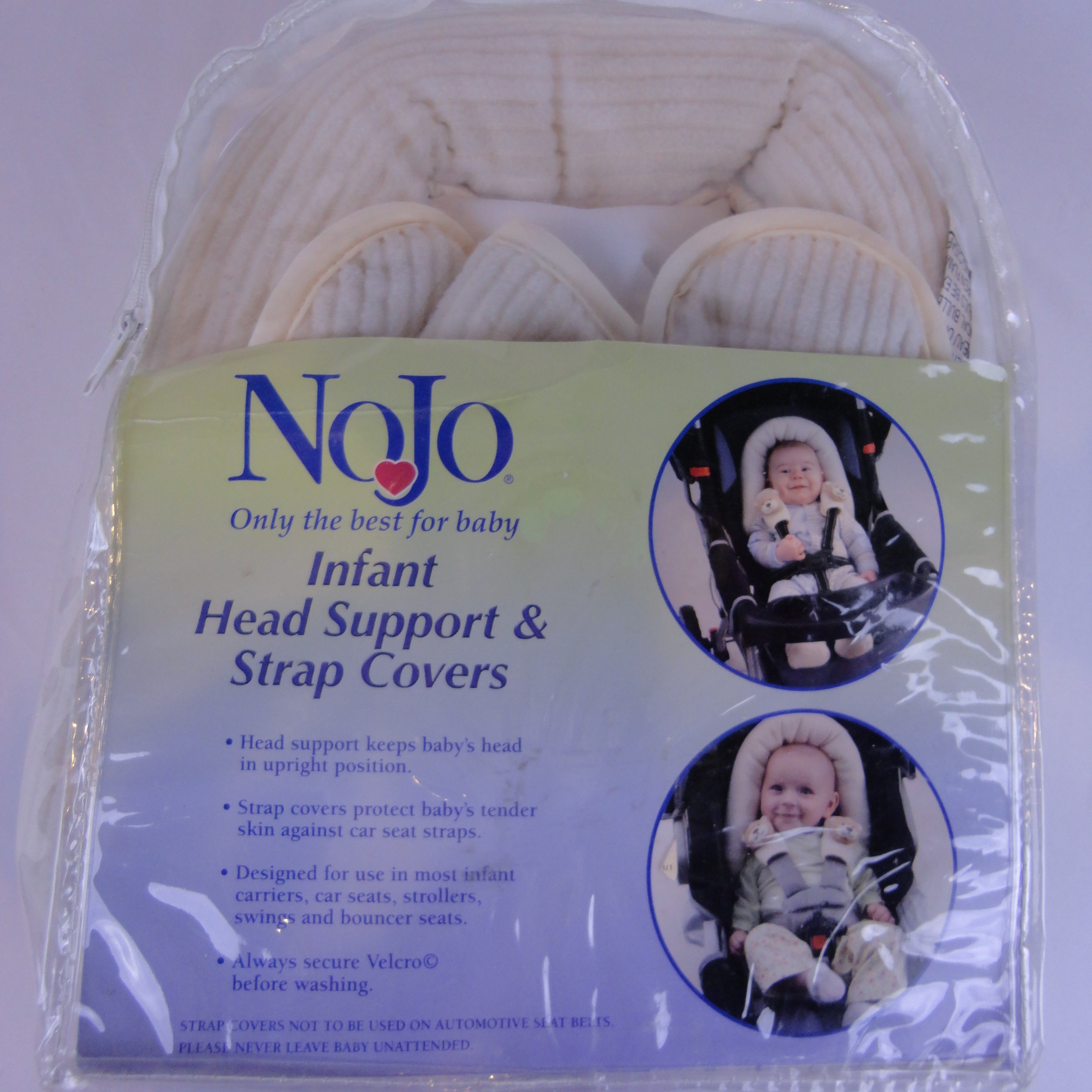 NoJo Infant Head Support and Strap Covers (New) - GoodBye Toys